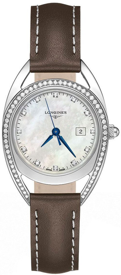 Longines Equestrian Collection Mother of Pearl Diamond Women's Watch L6.137.0.87.2