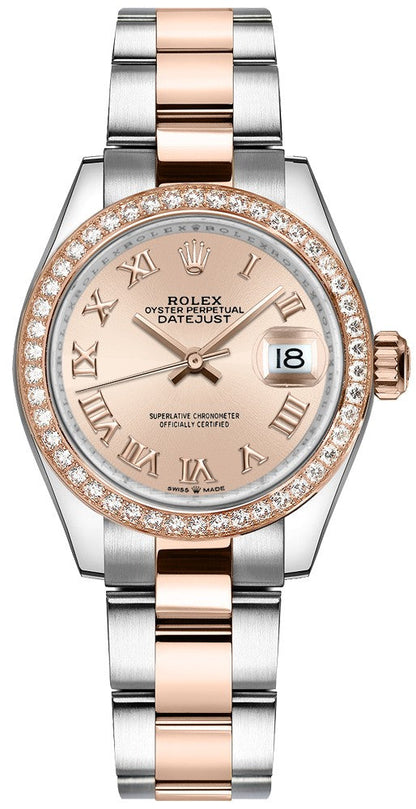 Rolex Datejust 31 Rose Dial Two Tone Women's Watch 278381RBR-0001
