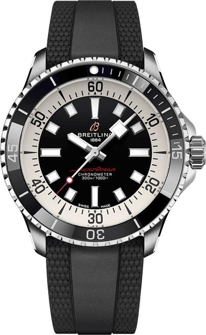 Breitling Superocean Automatic 42 Black Men's Diving Watch A17375211B1S1