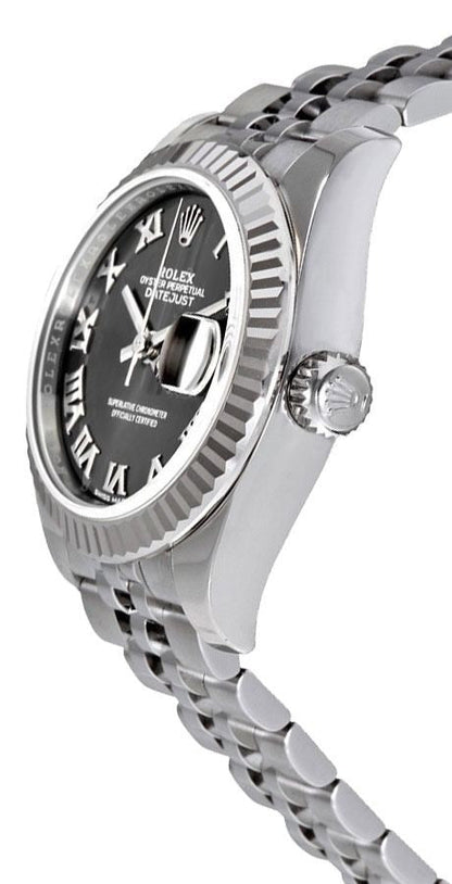 Rolex Lady-Datejust 28 Steel & White Gold Women's Watch 279174-0013