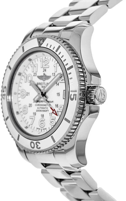 Breitling Superocean II 36 White Dial Women's Watch A17312D2/A775-179A