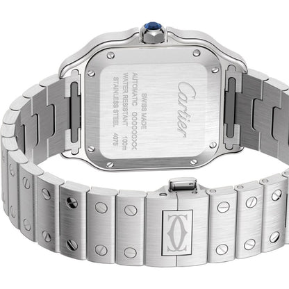Cartier Santos De Cartier Medium Blue Dial Women's Watch WSSA0063
