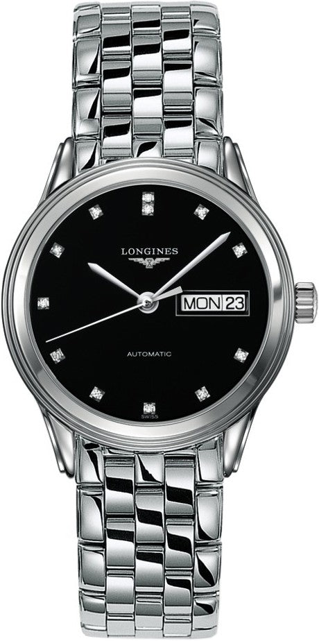 Longines Flagship Black Dial Men's Automatic Watch L4.799.4.57.6