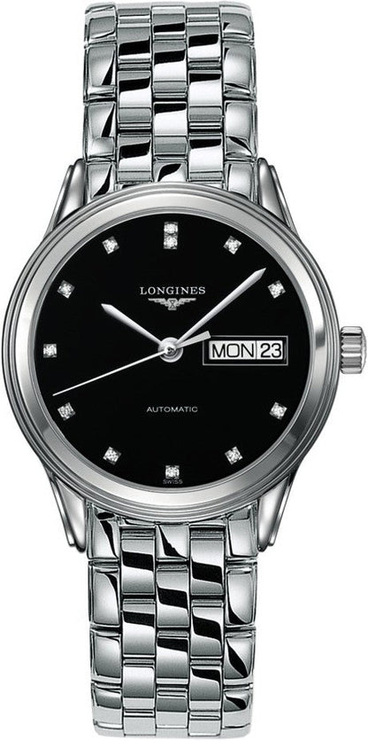 Longines Flagship Black Dial Men's Automatic Watch L4.799.4.57.6
