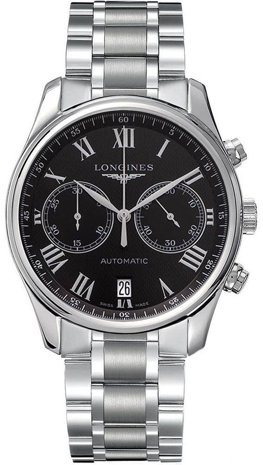 Longines Master Collection Chronograph Black Dial Men's Watch L2.629.4.51.6