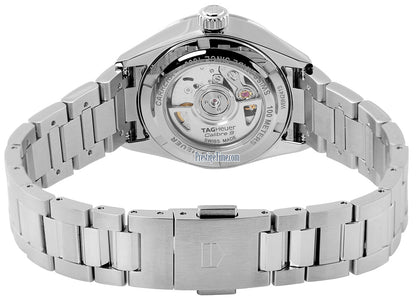 Tag Heuer Carrera Diamonds Blue Dial Silver Steel Strap Watch for Women - WBN2413.BA0621