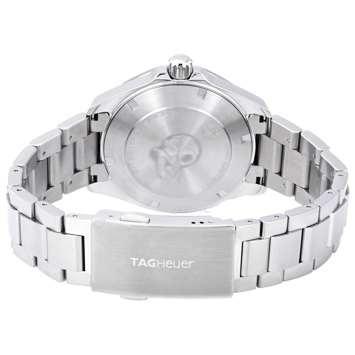 Tag Heuer Aquaracer Quartz White Dial Silver Steel Strap Watch for Men - WBD1111.BA0928