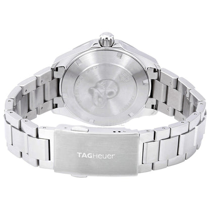 Tag Heuer Aquaracer Quartz White Dial Silver Steel Strap Watch for Men - WBD1111.BA0928