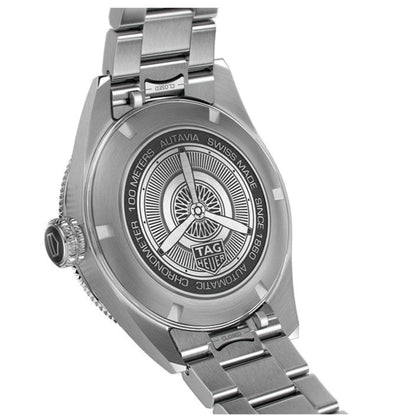 Tag Heuer Autavia Automatic Grey Dial Silver Steel Strap Watch for Men - WBE5114.EB0173